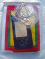 VINTAGE 1996 Bucilla Card Holder Christmas At North Pole Wall Hanging Felt Applique Kit #83428