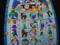 LOVELY Adorable FINISHED Dimensions Feltworks Kit #8419 Vintage Felt Applique Advent Calendar - Baby Jesus Lamb Donkey Wise men
