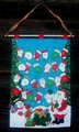 NEW Advent Calendar Handmade FINISHED Bucilla Mittens & Stockings COMPLETED Felt Wall Hanging 86735 Vintage Advent