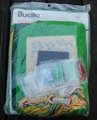 NEW Vintage 1990's Bucilla We Saw Santa Tree Felt Skirt Christmas 82721 Kit Santa Claus Sled Reindeer Vintage Decor Retro Holidays dup