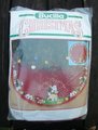 NEW Vintage 1990's Bucilla We Saw Santa Tree Felt Skirt Christmas 82721 Kit Santa Claus Sled Reindeer Vintage Decor Retro Holidays dup
