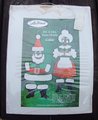 EX RARE Vintage LEEWARDS Mr & Mrs Santa Claus Whimsical Mobile Wall / Door Hanging Retro Christmas Decor Vintage Holiday Craft Kit 14-38597