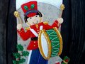 Musical Christmas Stocking | Finished HANDMADE Bucilla TOY SOLDIER | Maria Stanziani #85434 | Holiday Stocking | Personalized Stockings