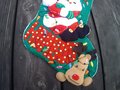 Christmas Stocking Vintage Handmade Bucilla Bah Humbug Santa Handmade From Kit 83203 Circa 1994 Retro Decor Custom Personalized Gift