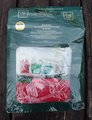 Vintage 1980's BUCILLA HOLIDAY GREETINGS Santa Claus Mail Bag / Card Holder Felt Wall Hanging Christmas Felt Craft Kit 49007 Sequins Beads