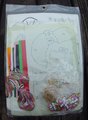 Vintage Bucilla 1970's Switch Plate Cover Holiday Kit #8641 Santa & Elves Jeweled Ornaments Kit Christmas Wall Decor Home Decor