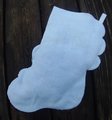 New HANDMADE Winter SLEDDING BEARS Finished Felt Kit Christmas Stocking Design Works 5085 Holiday Decor Custom Stocking