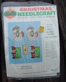 Vintage Bucilla 1970's Switch Plate Cover Holiday Kit #8641 Santa & Elves Jeweled Ornaments Kit Christmas Wall Decor Home Decor