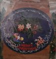 New Vintage Tree Skirt Kit, Handmade Finished Bucilla Kit, Merry Christmas #83019 Table Cover Santa Sleigh Reindeer Holiday Home Decor