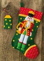 Handmade Christmas Stocking Bucilla Hallmark Classic Christmas Nutcracker Holiday Stocking Gift Idea Family Gift
