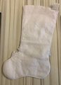 Vintage Christmas Stocking 1960's Handmade Felt Holiday Stocking Girl W/ Sold Puppy Dog Christmas Tree Custom Stockings Wall Art Deco