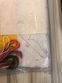 BUCILLA TOY SHOP 1970's Christmas Kit 3398 Santa Claus Window Jeweled Panel Wall Hanging Holiday Felt Craft Sequins Beads
