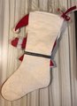 Christmas Stocking, Handmade GORGEOUS Holiday Stocking, Santa Claus, Custom Stockings, 1977 Walco Holiday Industries, Personalized Stocking