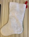 Handmade Christmas Stocking, Finished Bucilla Kit, Seasonal Patchwork Handmade, #85104, Santa Claus, Snowman, Christmas Tree,