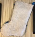 Handmade Custom Stocking, Bucilla VICTORIAN HOUSE Santa Claus Felt Holiday Stocking Christmas Stockings Fireplace Decor Christmas Socks
