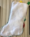 Christmas Stocking NEW Handmade BUCILLA Snack Time Santa Claus LINED Custom Personalized Holiday Stockings Finished Bucilla Kit