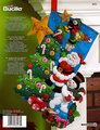 New BUCILLA Christmas Stocking, Handmade The Finishing Touch, Santa Claus Finished Bucilla Kit, Fireplace Decor, Personalized Stocking