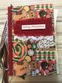 Christmas Junk Journal - MERRY CHRISTMAS 2 Signature Journal - Fun Journal Pages - Handmade and Upcycled! Journaling Crafting Scrapbooking