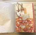 Handmade Junk Journal - 3 Signature Journal - Birds Fun Journal Pages - Handmade and Upcycled! Journaling Crafting Scrapbooking