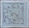 Needlepoint Canvas Custom Design Vintage 1970's Charisse Taylor Handpainted Deer Fawn / Doe