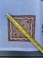 Handpainted Needlepoint Christmas Canvas | Vintage GINGERBREAD FAMILY |