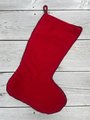 Christmas Holiday Stocking FINISHED Vintage 1980s Santa Down The Chimney Lined Needlepoint Embroidered Stocking