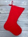Handmade Christmas Stocking BUCILLA Vintage Embroidered JUMBO Christmas Stocking Holiday Decor 60525