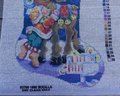 New Vintage BUCILLA MERRY CHRISMOOSE Needlepoint Christmas Stocking Canvas 60760 - *Read* - Circa 1998 - Holiday Stocking Embroidery