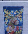 New Vintage BUCILLA MERRY CHRISMOOSE Needlepoint Christmas Stocking Canvas 60760 - *Read* - Circa 1998 - Holiday Stocking Embroidery