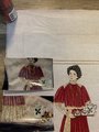 Needlepoint Christmas Stocking Canvas Joan Thomasson Victorian LADY FAITH Tea Time K603 Holiday Stocking