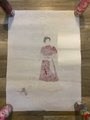 Needlepoint Christmas Stocking Canvas Joan Thomasson Victorian LADY FAITH Tea Time K603 Holiday Stocking