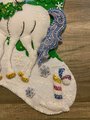 Bucilla Christmas Stockings Handmade LINED Santa's Unicorn Festive Holiday Fun Gift For Kids Unicorn and Rainbow Wall Art Decor