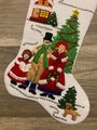 Bucilla Christmas Stockings Handmade DICKENS CHRISTMAS Festive Holiday Fun Gift Wall Art Decor