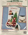 Bucilla Christmas Stockings Handmade DICKENS CHRISTMAS Festive Holiday Fun Gift Wall Art Decor