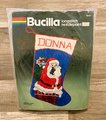 Longstitch Christmas Stocking Kit 60657 VINTAGE BUCILLA Needlepoint Gone In a Wink Retro Holiday Decor
