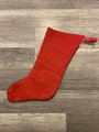 FINISHED Christmas Stocking Vintage 1980's WonderArt 'SANTA' 6895 Needlepoint Holiday Decor