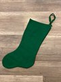 Christmas Holiday Stocking FINISHED Vintage BUCILLA Down the Banister 60392 Heirloom Needlepoint Candycane Mistletoe