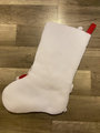 Christmas Stocking Handmade Bucilla Finished SANTA'S SNOWMAN Felt Stocking Custom Stockings | Embroidered Stockings