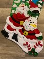 Christmas Stocking Handmade Bucilla Finished SANTA'S SNOWMAN Felt Stocking Custom Stockings | Embroidered Stockings