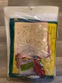 VINTAGE 1990's BUCILLA Kit 83107 Christmas Tree Banner / Wall Hanging Retro Holiday Decor NeedleCraft Kit Snow Winter
