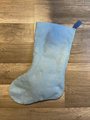 Christmas Stocking Handmade Bucilla Finished SNOWFLAKE SANTA Felt #86059 Holiday Stocking