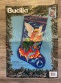 Christmas Stocking Kit | 1990s Bucilla HEAVENLY ANGEL | Needlepoint Stocking Kit 60728 | Christmas Holiday Kit | Religious Stocking