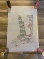 New Vintage ALEXA Santa Claus Cat Christmas Tree Decorating 7200 Stocking Handpainted Needlepoint Holiday Canvas Embroidery