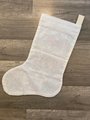Christmas Stocking New Vintage Finished BUCILLA Counted Cross Stitch DECORATING the ARK Holiday Stocking, Handmade Embroidered Stocking