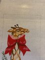 Needlepoint Giraffe Christmas Stocking Canvas Handpainted SUSAN ROBERTS CE 1425 Holiday Decor