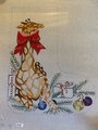 Needlepoint Giraffe Christmas Stocking Canvas Handpainted SUSAN ROBERTS CE 1425 Holiday Decor