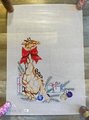 Needlepoint Giraffe Christmas Stocking Canvas Handpainted SUSAN ROBERTS CE 1425 Holiday Decor