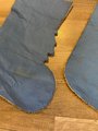 FINISHED HANDMADE LEEWARDS Rare Vintage Pair 1979 Santa & Reindeer Felt Christmas Stockings Fireplace Lodge Holiday Decor Retro
