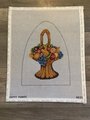 Handpainted Needlepoint Canvas Vintage PATTY PAINTS Fruit Basket A223 Embroidery