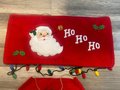 Bucilla Bathroom Set Kit Peek-a-Boo Santa 85451 Felt Toilet Tank Seat Bathroom Applique Toilet Cover Set Ho Ho Ho